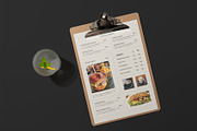 Minimalist Restaurant Menu, a Stationery Template by Neermana (Thumbnail 4 of 4)