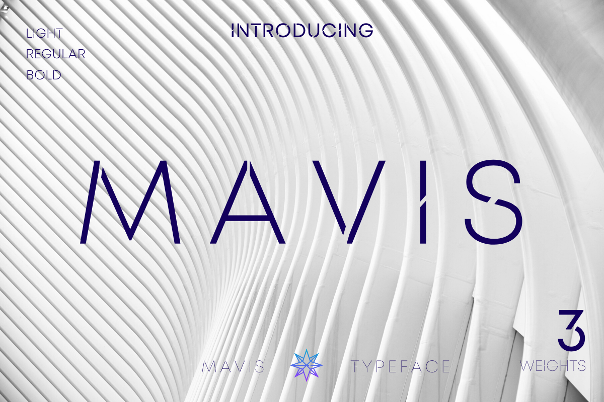 MAVIS SANS - FUTURISTIC TYPEFACE, a Sans Serif Font by CCS Type (Photo 19 of 20)