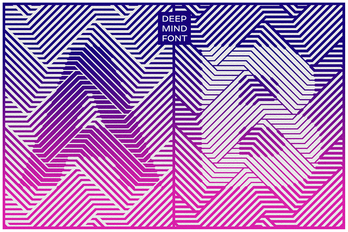 Deep Mind Font (Family Pack), a Font by Ben Hodosi (Photo 2 of 15)