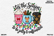 Tis The Season To Be Jolly CoffeePNG, an Object Graphic by Zahyl Studio (Thumbnail 1 of 7)