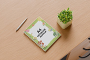 A4 Notebook Mockup, a Books & Magazine Mockup by Graphic Deal (Thumbnail 4 of 6)