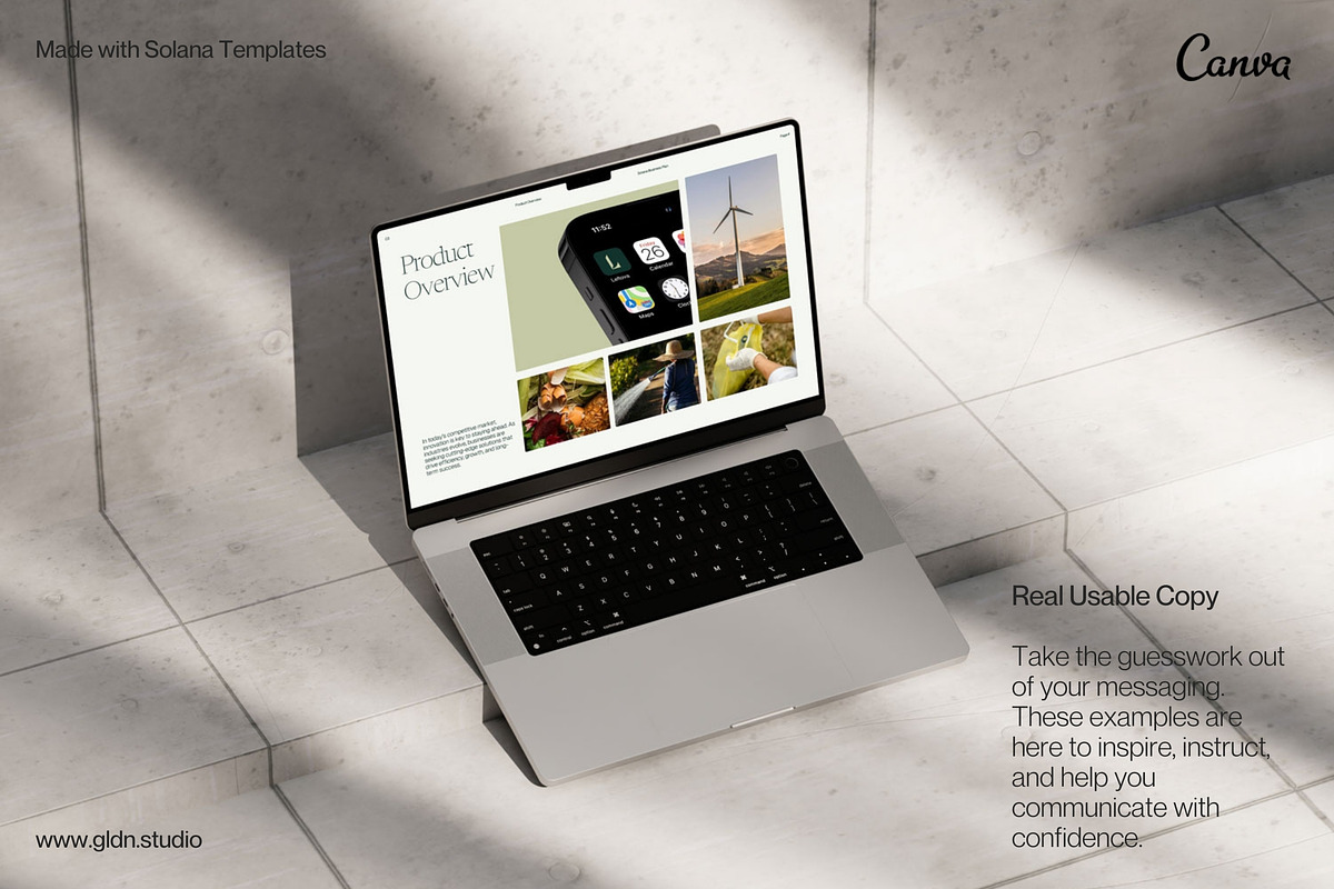 Sales Deck Template Presentation, a Presentation Template by GLDN Studio (Photo 5 of 9)