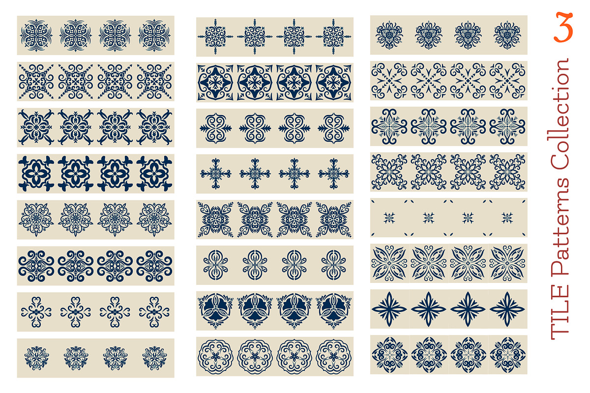 Collections  of  borders / A, a Pattern Graphic by DeMih