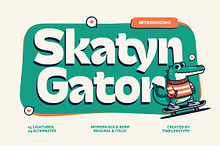 Skatyn Gator Modern Bold Serif