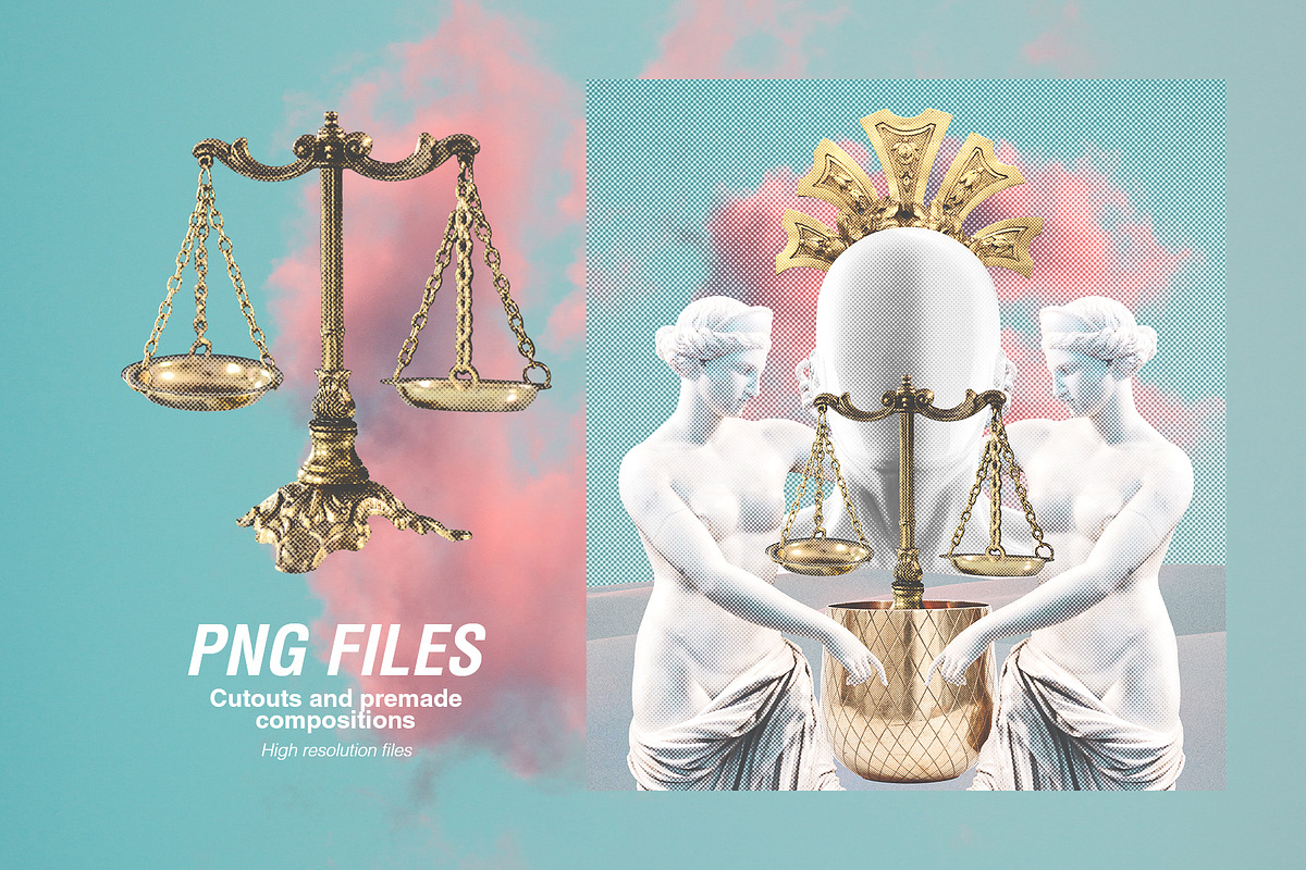 Collage Creator - 1400+ Cutouts, an Object Graphic by Graphicdome (Photo 4 of 47)