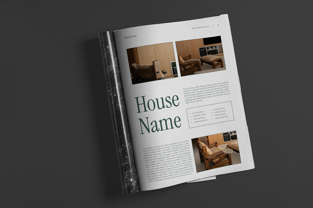 White Modern Real Estate Brochure, a Brochure Template by Neermana (Photo 3 of 10)