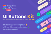 UI Buttons Kit For Figma, an UI Kit Template by 80.design (Thumbnail 3 of 8)