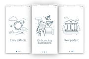 Onboarding icons-illustrations, an Outline Icon by LAFS (Thumbnail 1 of 2)