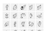 Isometric Translation Icon Set, an Icon by Vectors Market (Thumbnail 7 of 7)