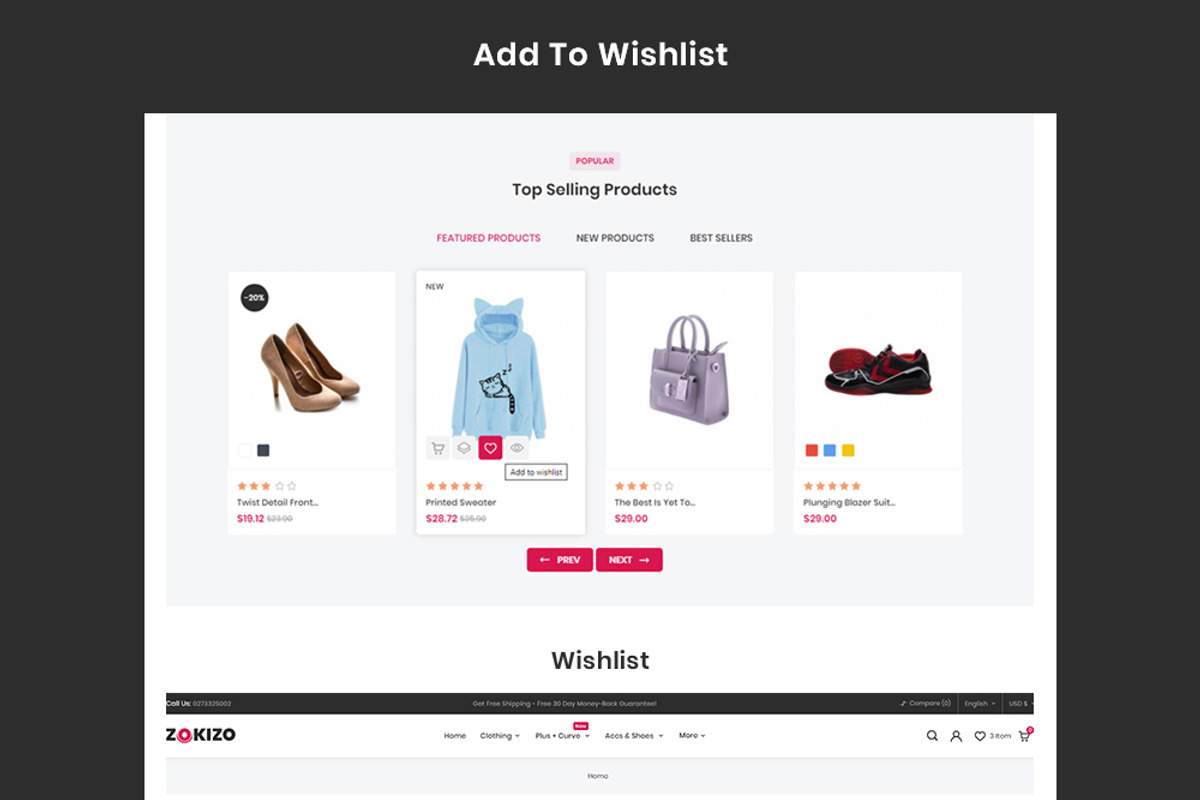 Zokizo - PrestaShop Fashion Theme, a Bootstrap Template by Pichforest Studio (Photo 4 of 4)