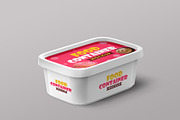 Plastic Food Container Mockups, a Cups & Container Mockup by Graphicsfuel (Thumbnail 3 of 6)