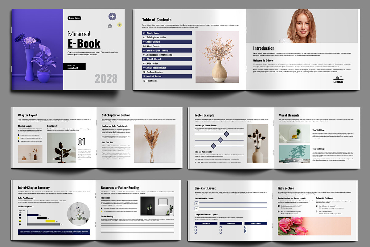 Clean Ebook Layout Landscape, a Brochure Template by MightyDesign (Photo 1 of 6)