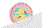 Edible cake Mockup set. PSD mockup., a Product Mockup by NatalyaZelenova (Thumbnail 6 of 6)
