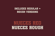 Nueces Hand Drawn Font, a Slab Serif Font by nickqtx (Thumbnail 4 of 4)