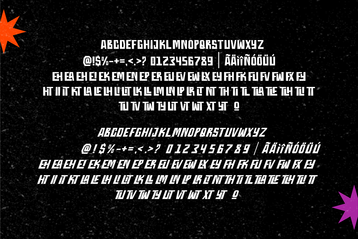 Throostle a Bold Display Font Family, a Sans Serif Font by Allouse Studio (Photo 9 of 10)
