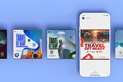 5 Social Media travel Templates, a Social Media Template by graphic bakers (Thumbnail 2 of 10)