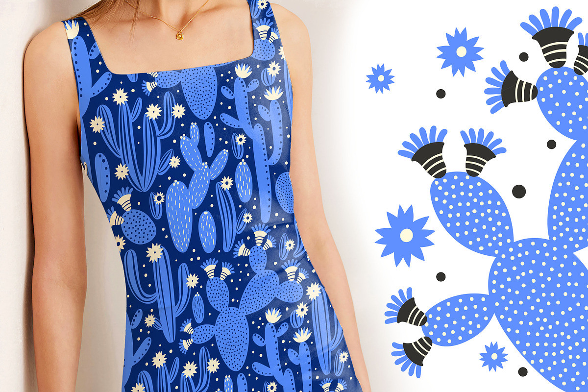 Cacti, a Pattern Graphic by Mona Monash (Photo 4 of 7)