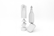 Abstract Balanced Shampoo Mockup, a Packaging Mockup by Qaleb Studio (Thumbnail 2 of 2)