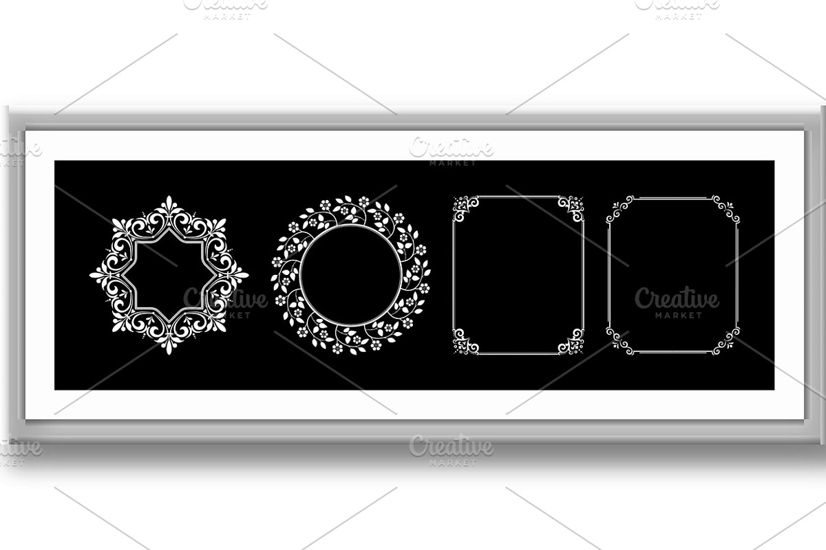 Set of decorative frames, a Pattern Graphic by RODINA (Photo 3 of 3)