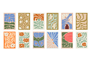 Vintage Flower Blocks Art Print, a Decorative Illustration by Vesvocrea (Thumbnail 2 of 5)