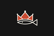 King Fish Logo Design Vector, a Branding & Logo Template by Vectoryzen (Thumbnail 2 of 2)