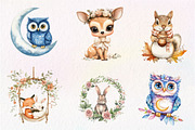 Sweet Boho Woodland Creatures Animal, an Illustration by CreationArt (Thumbnail 9 of 9)
