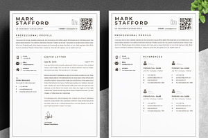 CV Template With MS Word Resume