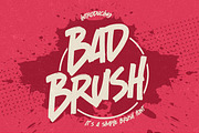 BAD BRUSH - It's A Simple Brush Font, a Font by Gassstype (Thumbnail 1 of 8)