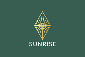 Simply Morning Sunrise Logo Symbol, a Branding & Logo Template by Signatoro