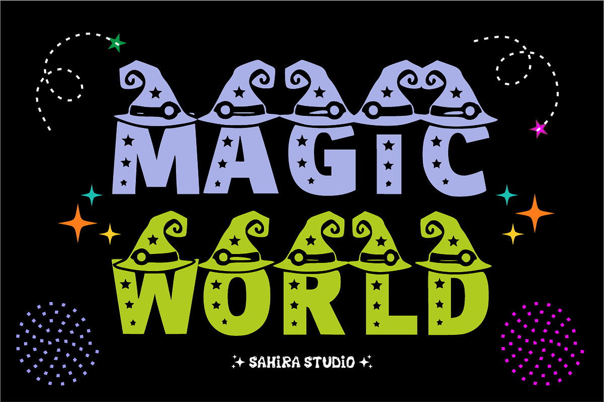 Magic Party - Spooky Witch Font, a Symbol Font by Sahira Studio (Photo 3 of 4)