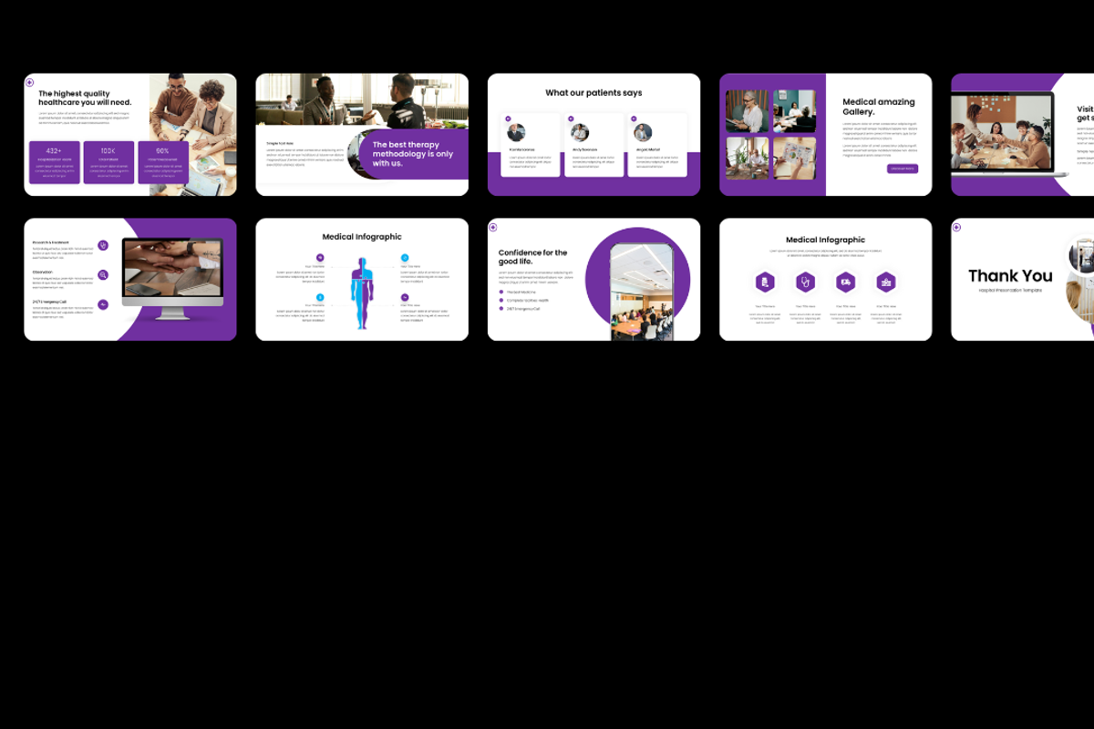 Medical Presentation Template preview 3