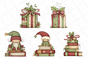 Whimsical Christmas Books Clipart, an Illustration by DreamPrint404 (Thumbnail 5 of 6)