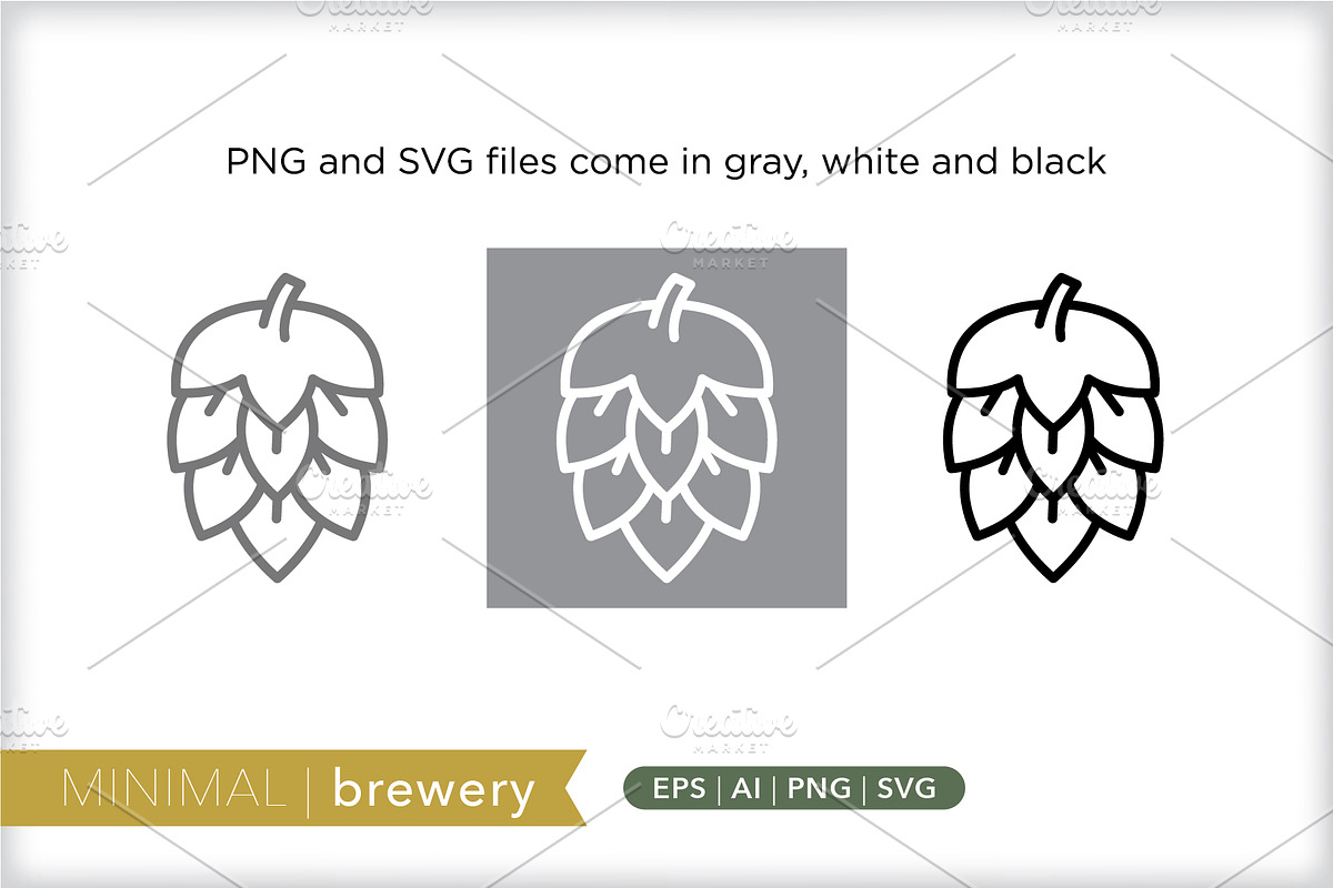 Minimal brewery icons, an Outline Icon by Picture Window (Photo 2 of 5)