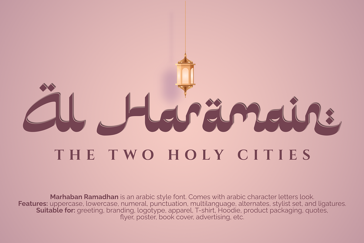 Marhaban Ramadhan, a Font by Omotu Studio (Photo 2 of 14)