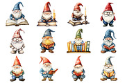 Books Gnome Clipart, an Illustration by Design Market (Thumbnail 4 of 4)