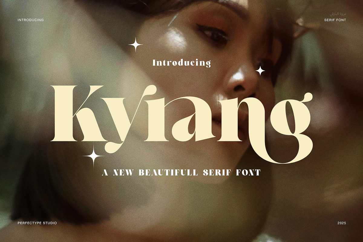 Kyrang Elegant Serif Font, a Serif Font by Perfectype (Photo 1 of 8)
