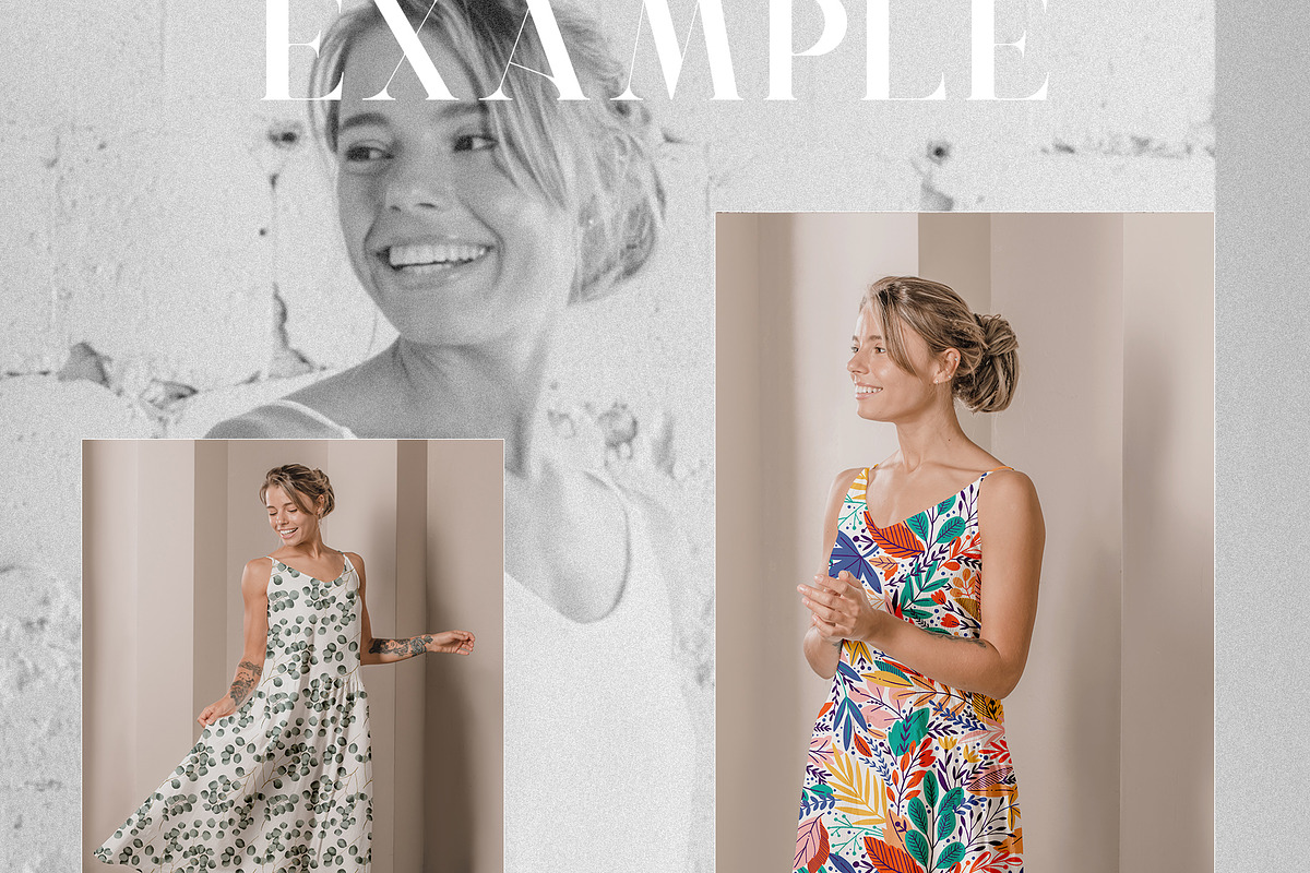 Women Long Dress Mockup Bundle, a Shirt Mockup by Neutral Mockups (Photo 8 of 8)