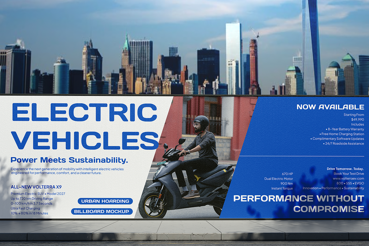 Urban Hoarding Billboard Mockup, an Advertising Mockup by Bartama Graphic (Photo 3 of 5)