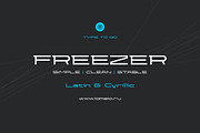 Freezer, a Font by True Story Letterworks (Thumbnail 1 of 14)