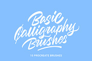 Basic Calligraphy Brushes, a Brush Add-On by Wesley Barnes (Thumbnail 1 of 8)