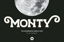 Monty - Experimental Display Font