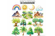 Watercolor Saint Clipart Bundle, an Illustration by CharmClipart (Thumbnail 10 of 10)