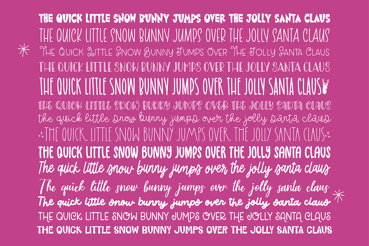 HOLIDAY MAGIC Christmas Font Bundle, a Handwritten Font by Blush Font Co. (Photo 2 of 3)
