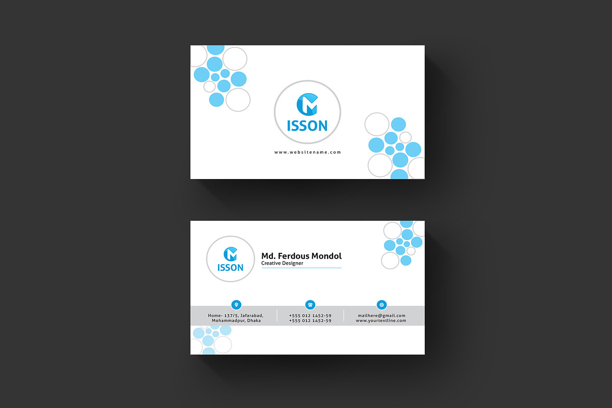 Business Card, a Business Card Template by ZAAS (Photo 1 of 6)