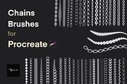Procreate Chain Brushes More than 35, a Brush Add-On by byMariZen (Thumbnail 3 of 4)
