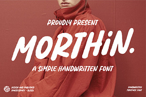 Morthin - A Simple Handwritten Font