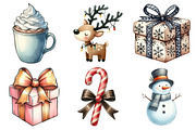Whimsical Christmas Clipart, an Illustration by Daily.Designs (Thumbnail 5 of 5)