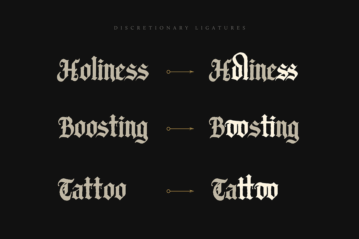 Candelabra Font + Extras, a Blackletter Font by Twinbrush (Photo 12 of 20)