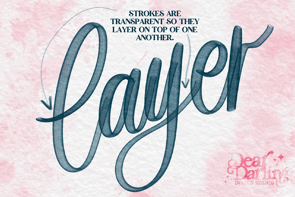 The Lucy Brush for watercolor calligraphy! preview 3