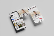 Phone Screen Presentation Mockup, a Print Template by Akaimockup (Thumbnail 6 of 10)
